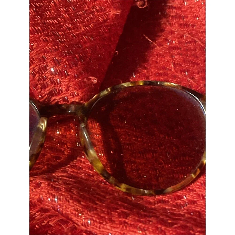 vintage serengeti sunglasses Tortoise Shell Brown Amber Lens Etched S